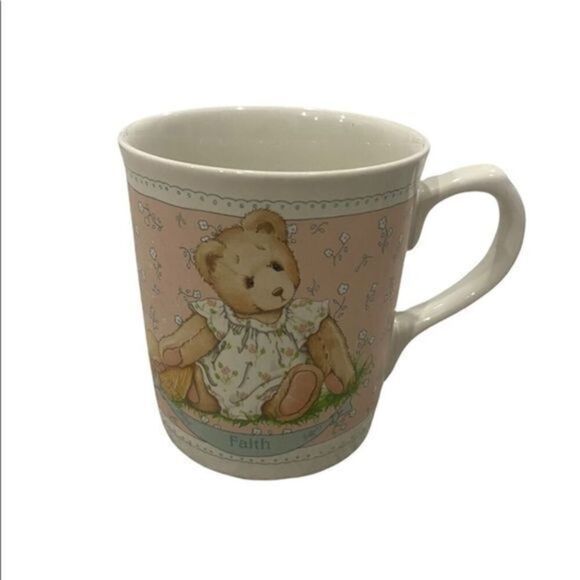 1999 Priscilla Hillman Cherished Teddies Mugs Set of 3 - Picture 3 of 6